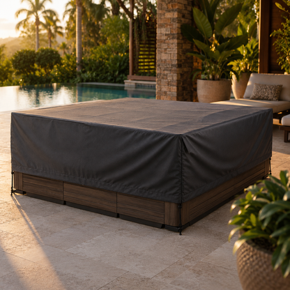 Capa Oxford 210D para Jacuzzi e Spa — Sob Medida