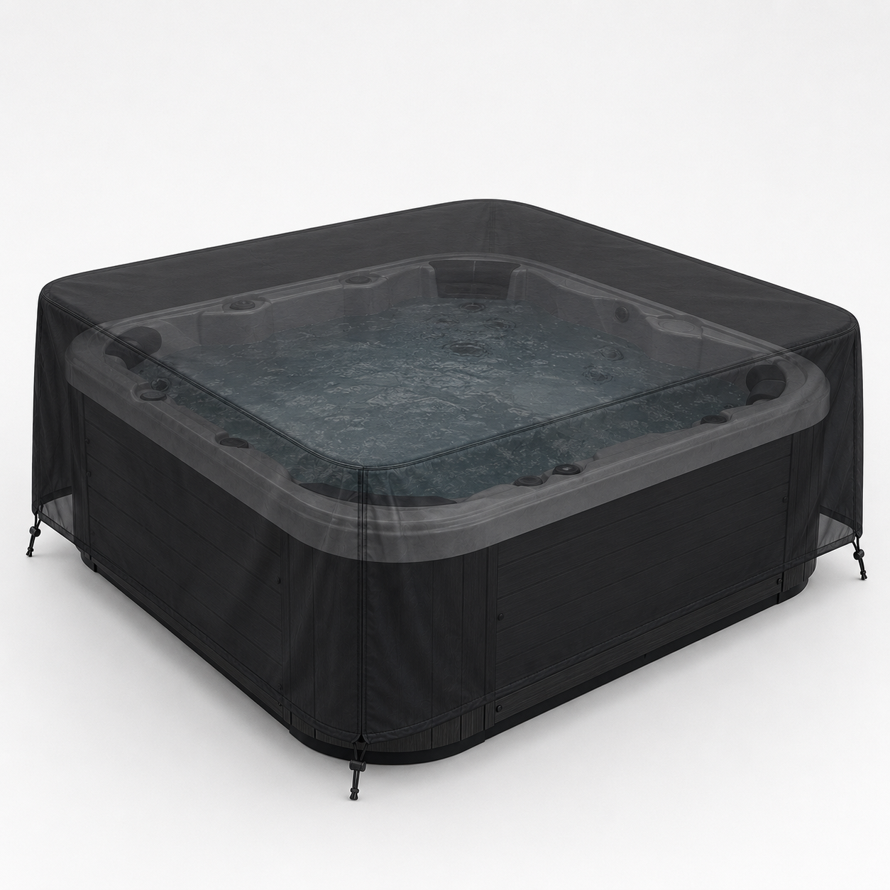 Capa Oxford 210D para Jacuzzi e Spa — Sob Medida