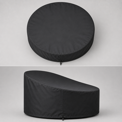 Capa Oxford 210D para Chaise Redonda — Sob Medida